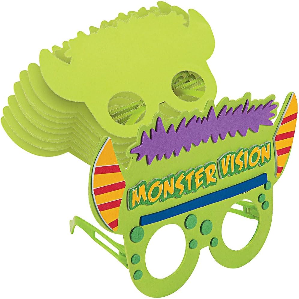 Monster Vision Foam Kids Glasses Craft Kit -12 - Crafts for Kids and Fun Home Activities