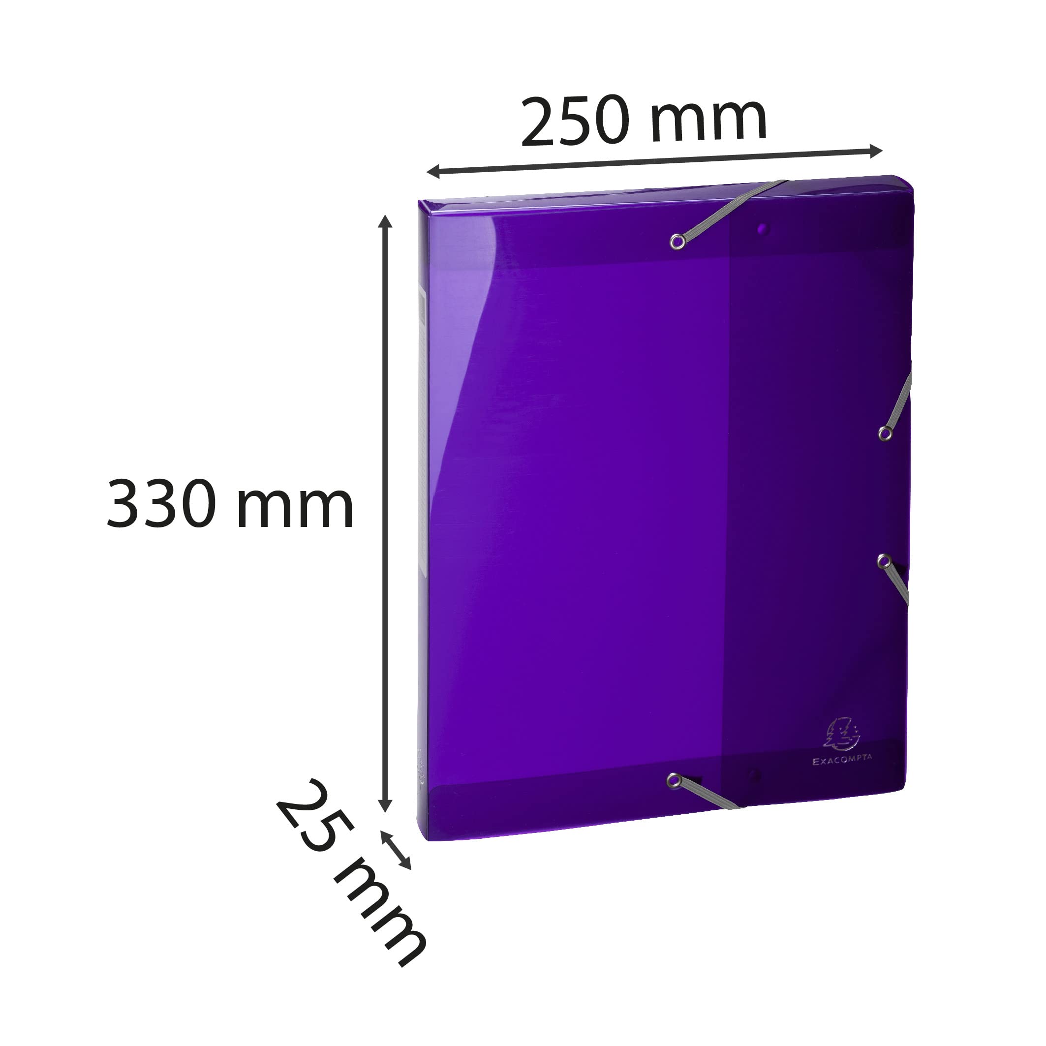 Exacompta Iderama – Scatola Archiviazione A4 24x32 Cm, Dorso 40 Mm, Colori Assortiti (8 Pezzi)