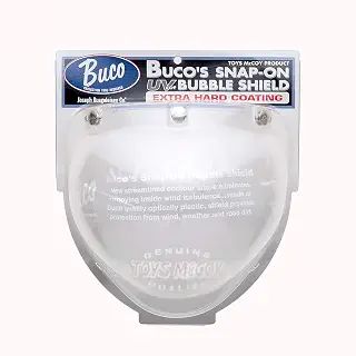 BUCO (ブコ) スナップオン バブルシールド オートバイ用 エクストラハードコーティング UVカットタイプ クリアー