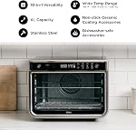Ninja DT201C, four à air Foodi 10-en-1 XL Pro, acier inoxydable, 1800W (version canadienne)