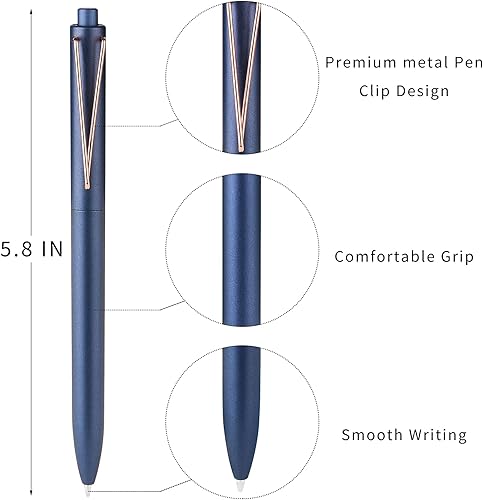 Miniatura 9 de WY WENYUAN - Bolígrafos de escritura suave de punta fina bolígrafos personalizados a granel bolígrafos Flair Teacher Bolígrafos de tinta negra de