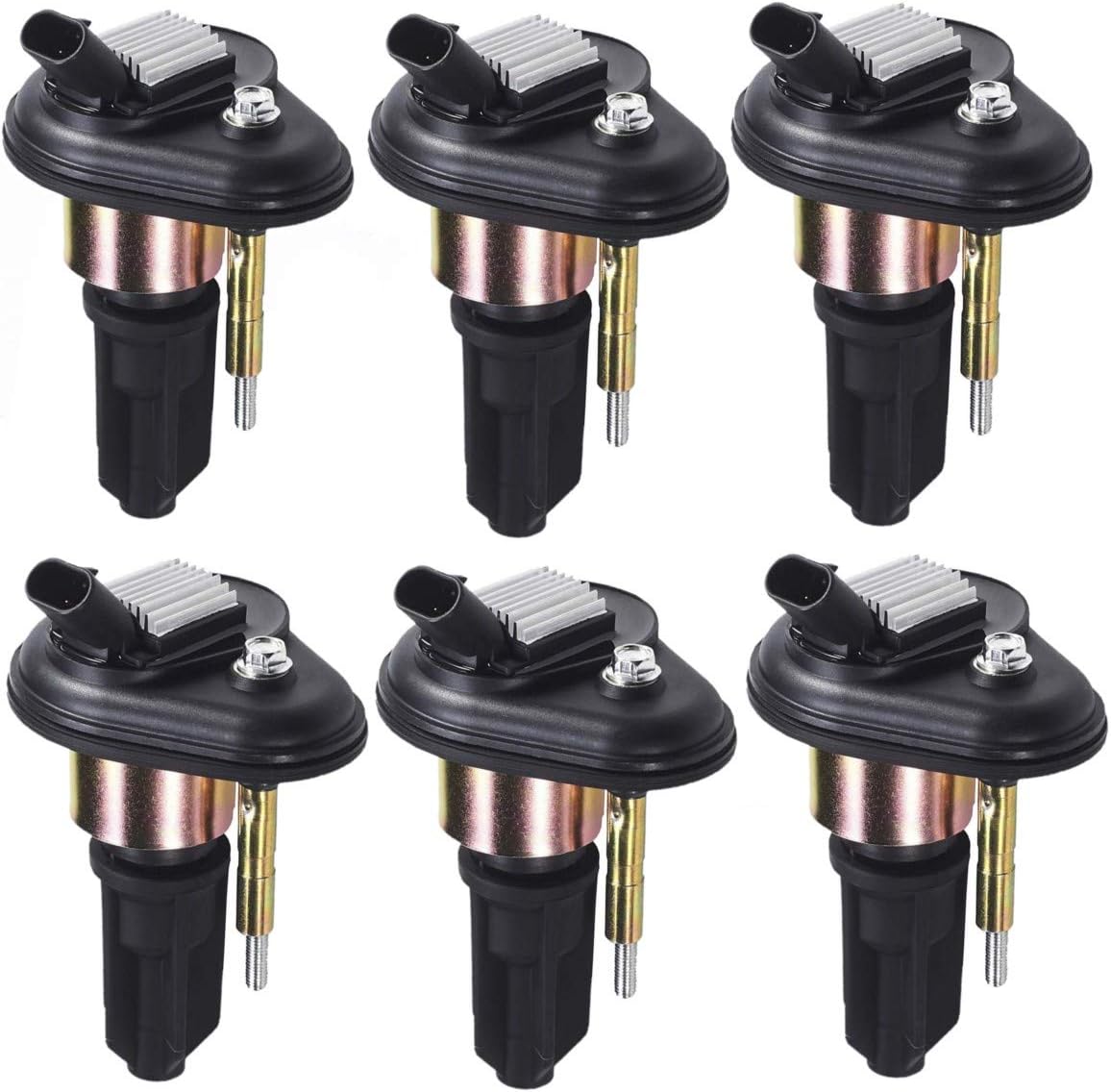 Set of 6 Ignition Coils Pack for Chevrolet Trailblazer GMC Envoy Buick Rainier