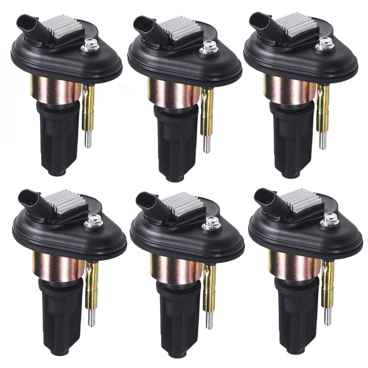 Set of 6 Ignition Coils Pack for Chevrolet Trailblazer GMC Envoy Buick