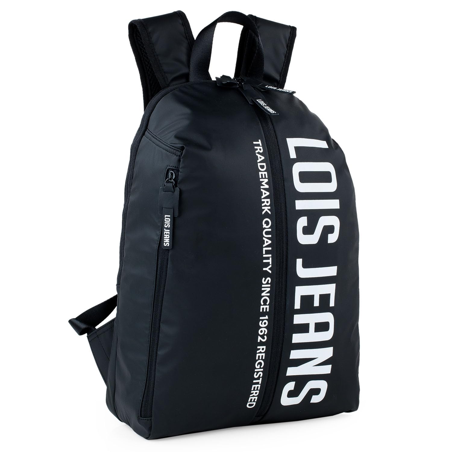 Lois - Mochila Unisex Grande para Escuela, Instituto y Universidad - Ligera, Resistente, Multiusos, Ideal para Chicos y Chicas, Viaje y Deporte, Negro