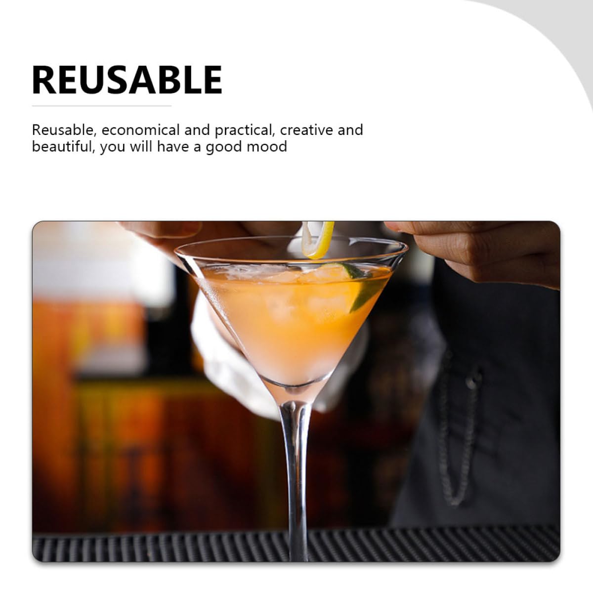 Kichvoe 2 Stück Bicchieri da Cocktail Martini in Vetro Trasparente | Calici da Bere Gambe Lunghe, Coppette per Bar e Bevande Rosse, Adatti per Serate e Degustazioni