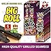 Big Roll Grilled Seaweed Snacks by Tao Kae Noi, BBQ Flavor Grilled Seaweed Rolls, Healthy Nori Sheet Rolls for Kids and Adults, Nori Snacks, 6 pack, 3g Bags