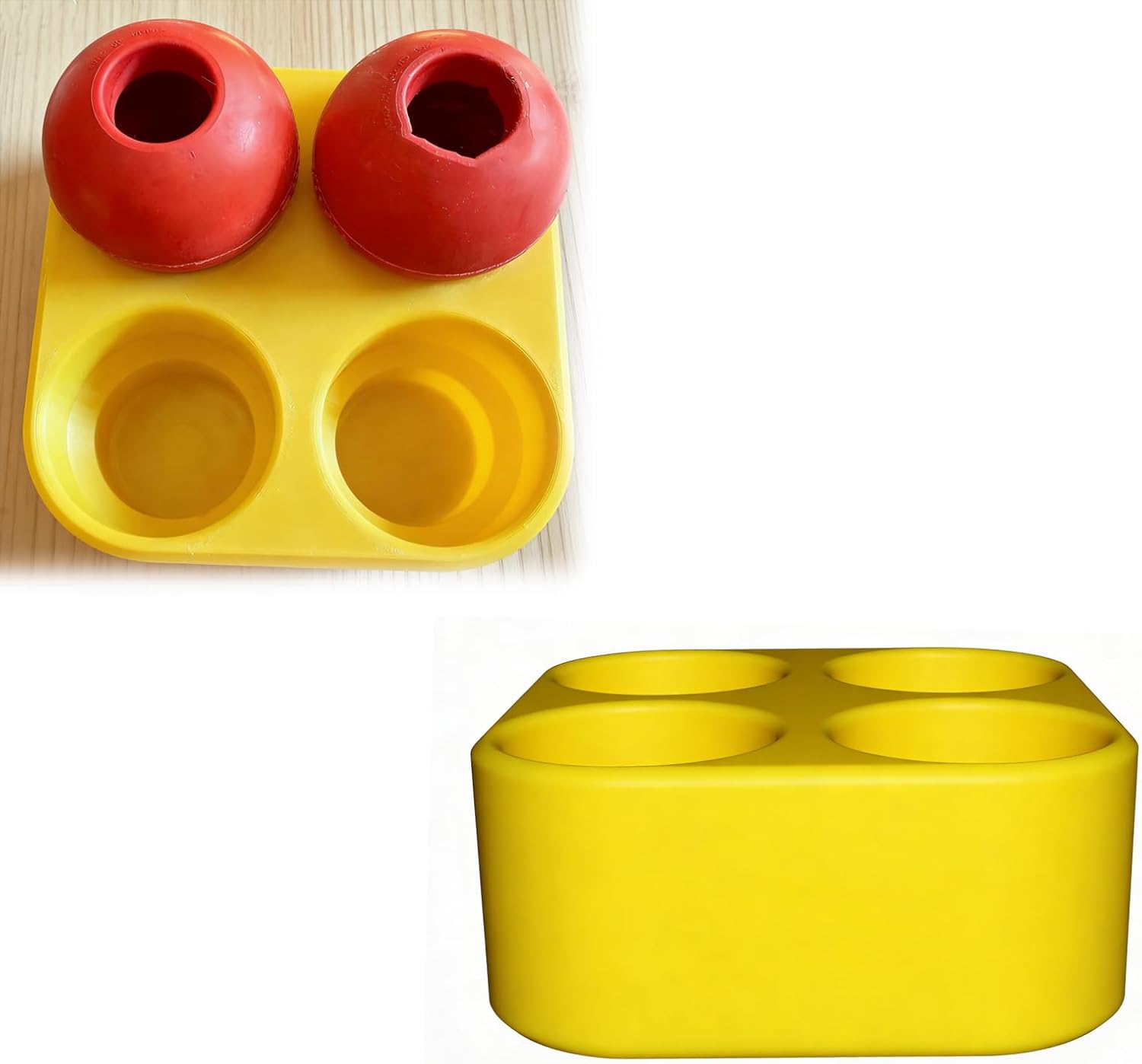 Freezer Tray Compatible with Kong, Dog Toy Stuffing Holder for Organized Frozen Pet Treats (Large)