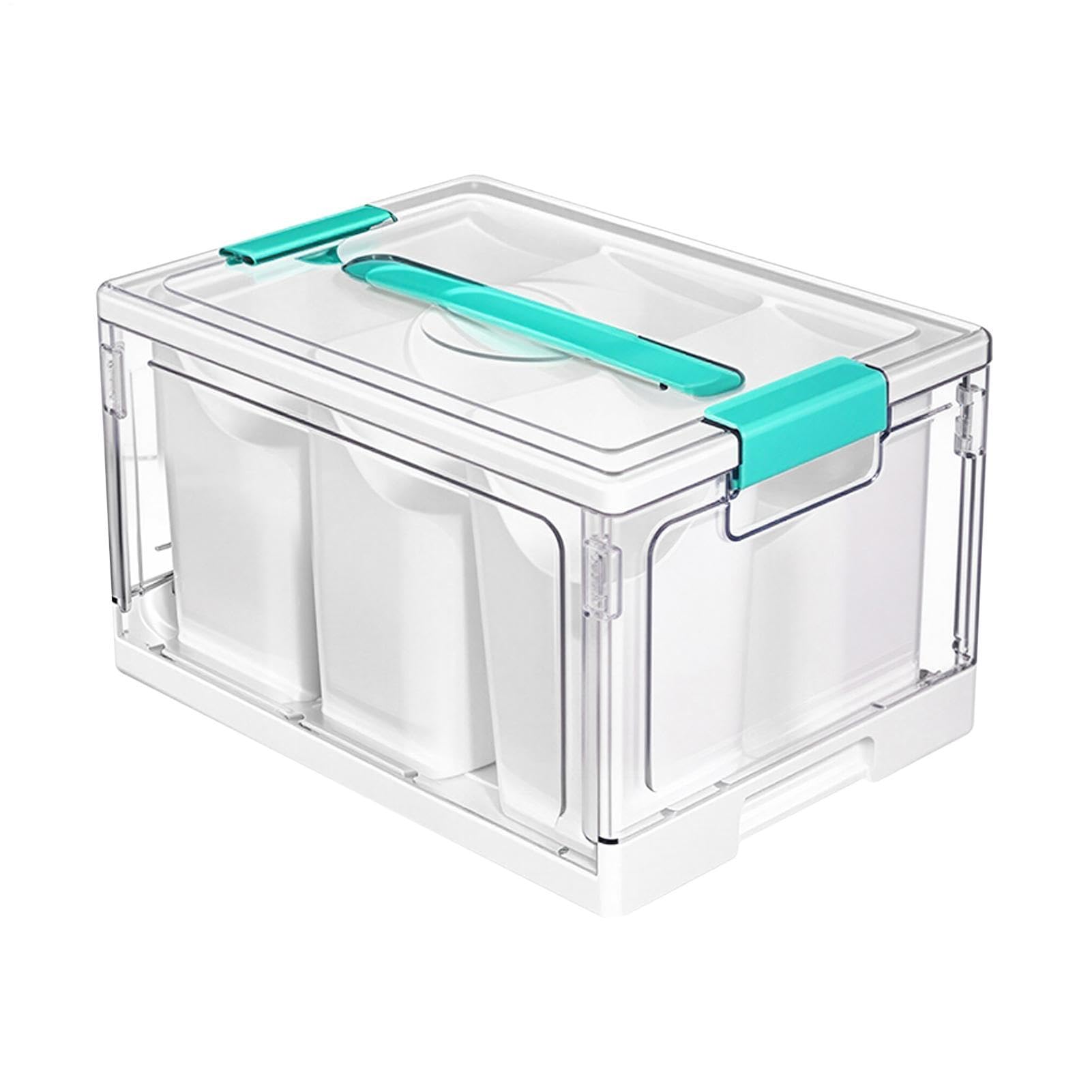Organizer Per Artigianato E Contenitore Scatola Da 22,7 Litri Con Vassoi | Organizer Per Arte E Creatività Per Camera Da , Casa, Scuola, Ufficio, Armadio, Cucina E Bagno