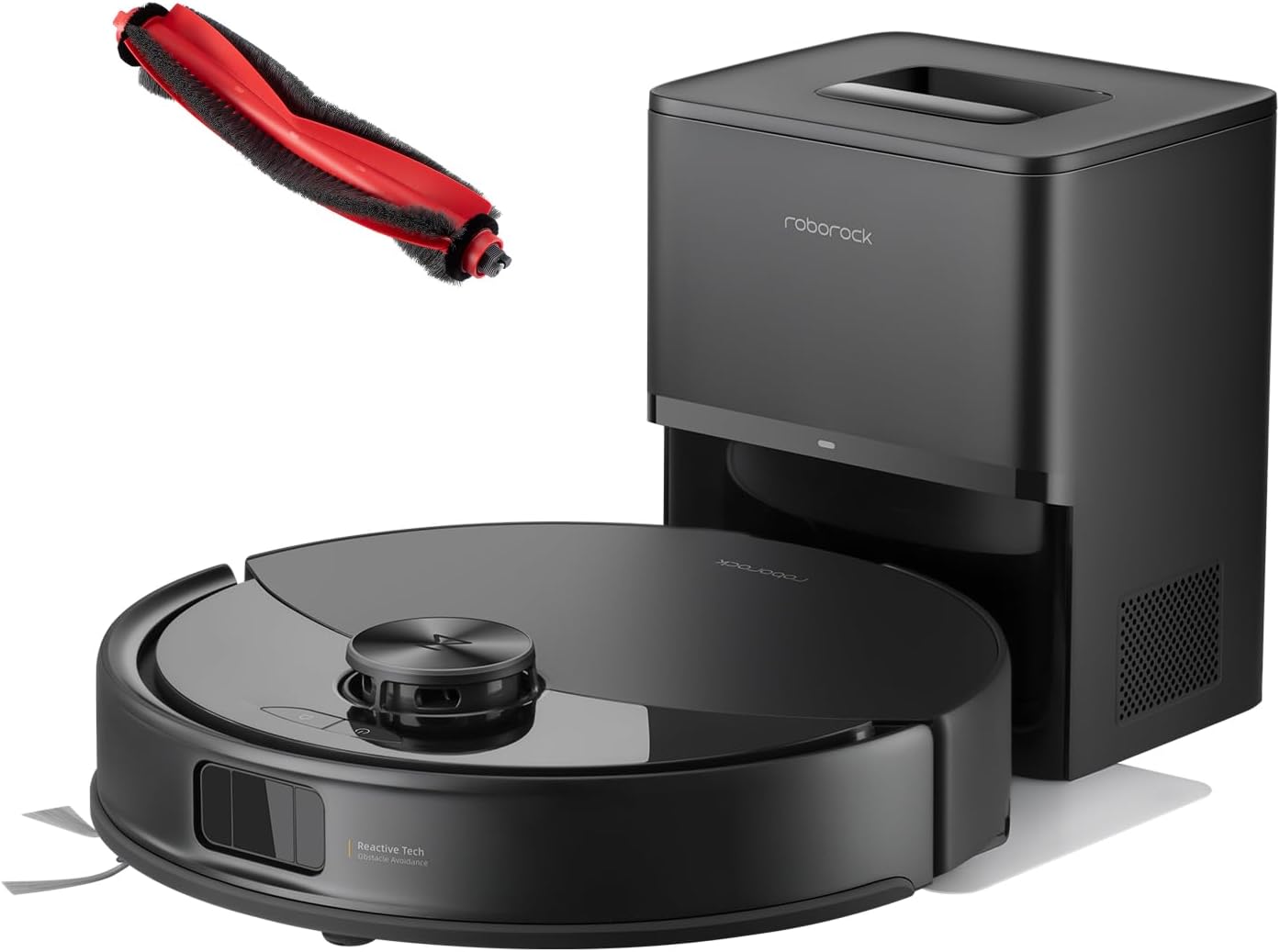 roborock Q10 S5+ Robot Vacuum and Mop Black Anti-Tangle Rubber Main Brush