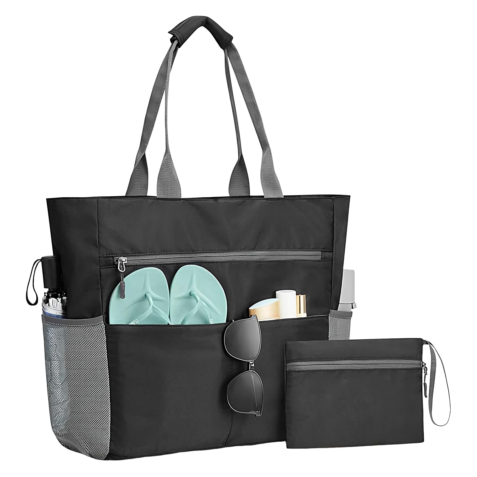 Bolsa de playa impermeable plegable para picnic, camping y senderismo 8