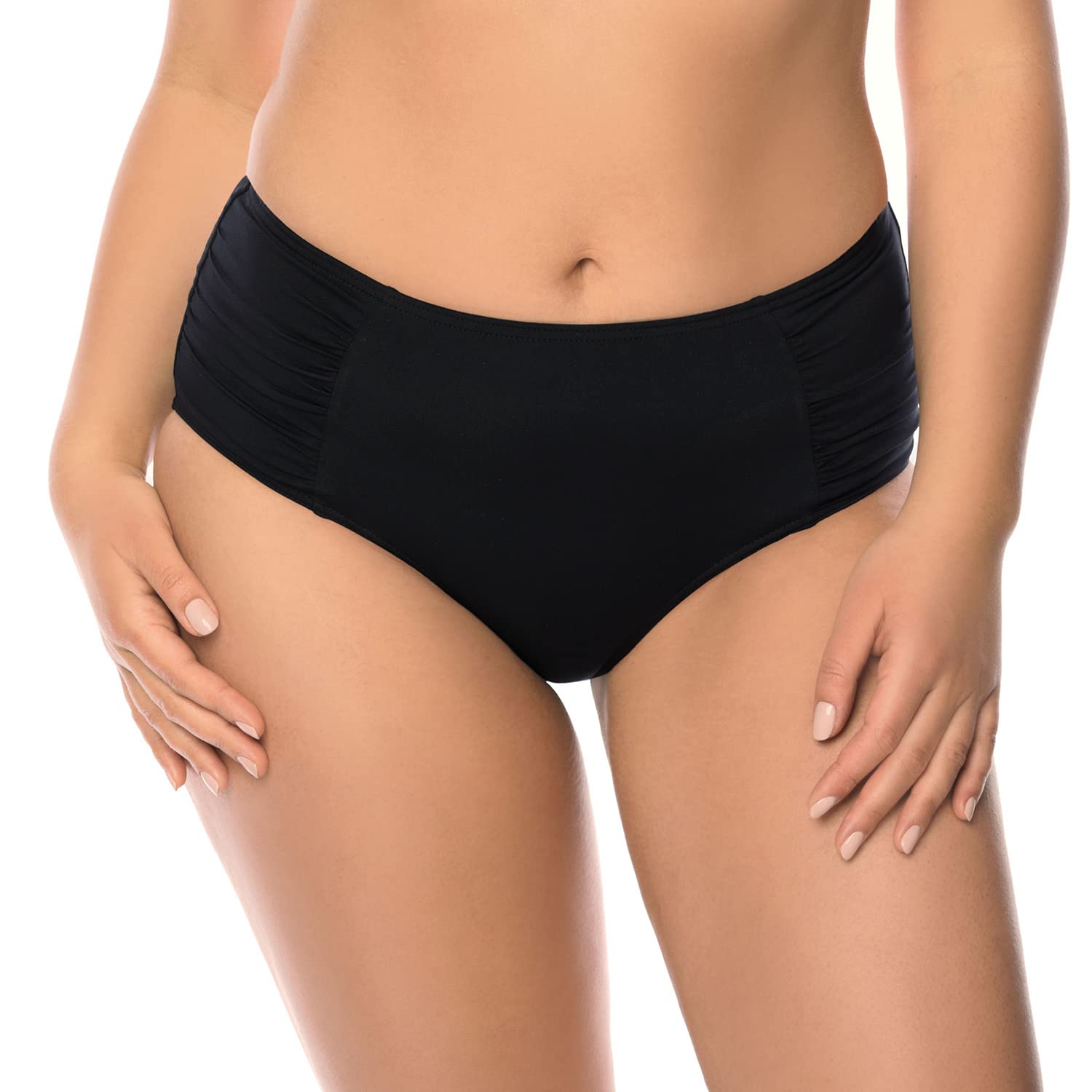 Vivisence Braguita De Bikini De Talle Alto Sin Estampado para Mujeres 3002