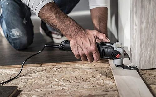 Miniatura 9 de Paquete de 50 cuchillas oscilantes LEILUO para herramientas de madera de fácil corte, cuchillas de sierra de oscilación de plástico, ajuste