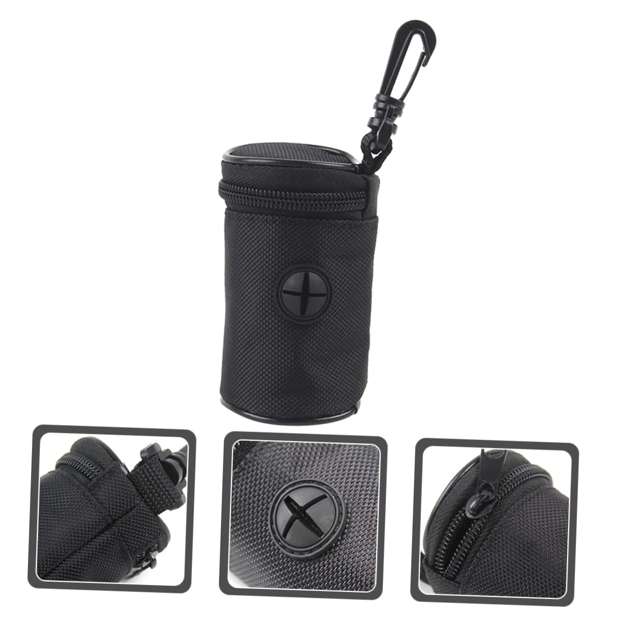 5 Pièces Distributeur de Sacs à Déjections Canines Oxford Support Pratique pour Sacs à Crottes de Chien Accessoire pour Animaux Portable et pour et Randonnées