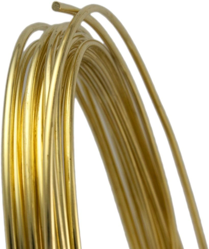 WireJewelry 24 Gauge Round Half Hard .925 Sterling Silver Wire - 25 Feet
