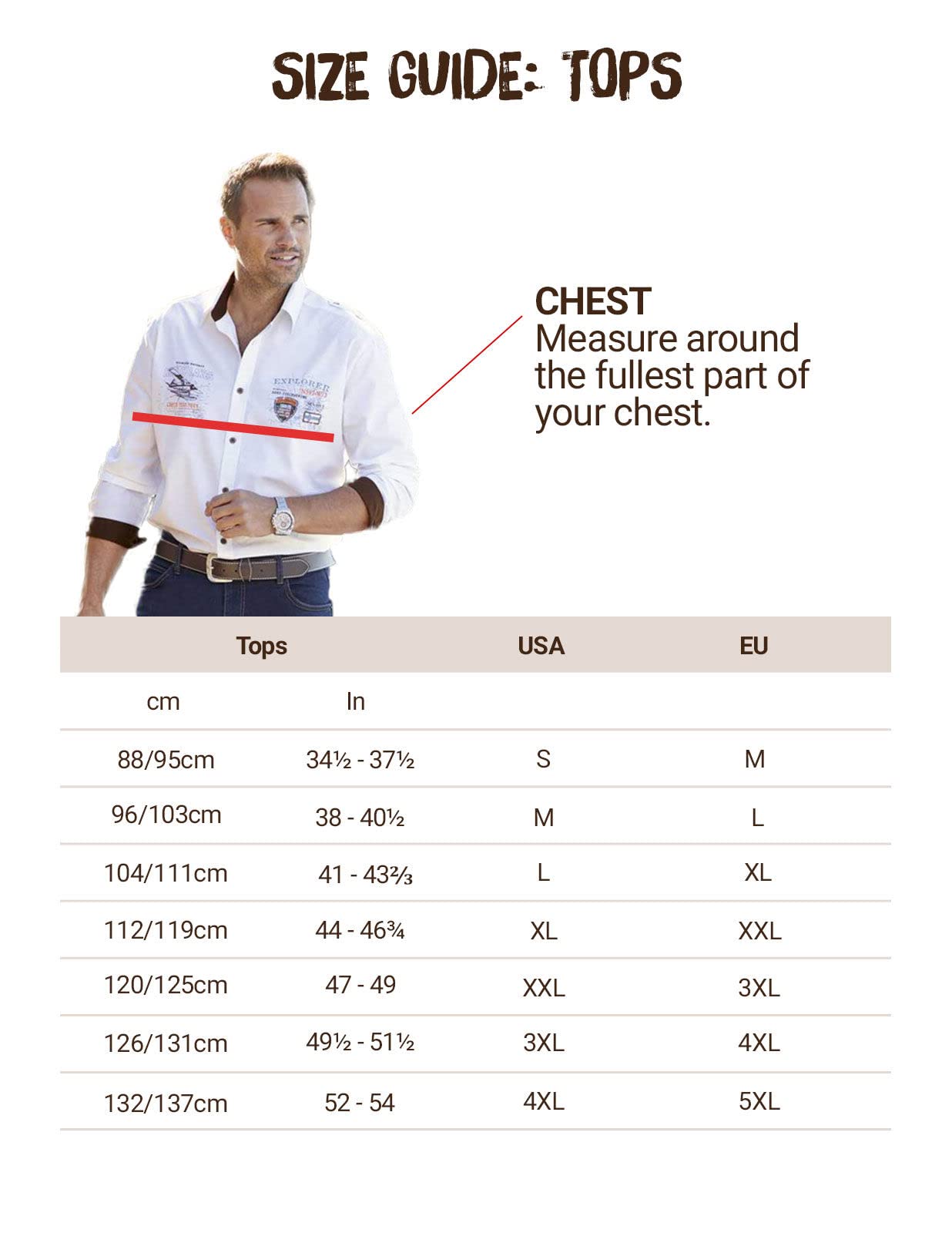 ATLAS FOR MEN - Zestaw 5 męskich koszulek z kołnierzykiem tunezyjskim i długimi rękawami - Dostępne w dużych rozmiarach od M do 5XL