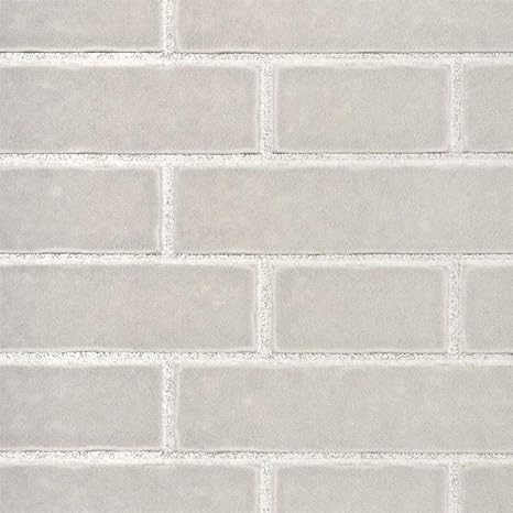 Amazon 壁紙屋本舗 壁紙サンプル タイル柄 Ll 5213 サイズ グレー 灰色 リリカラ クロス 壁紙