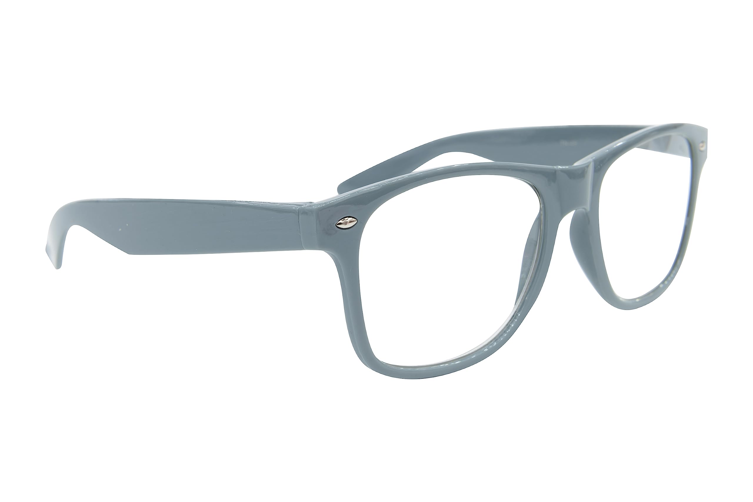 Fads & Fashions Unisex Oslo Grey Classic Retro Oversized Style Mens Womans Geek Nerd Reading Glasses With 35 Colours Tn49 (, 2.00, Multiplier_x)