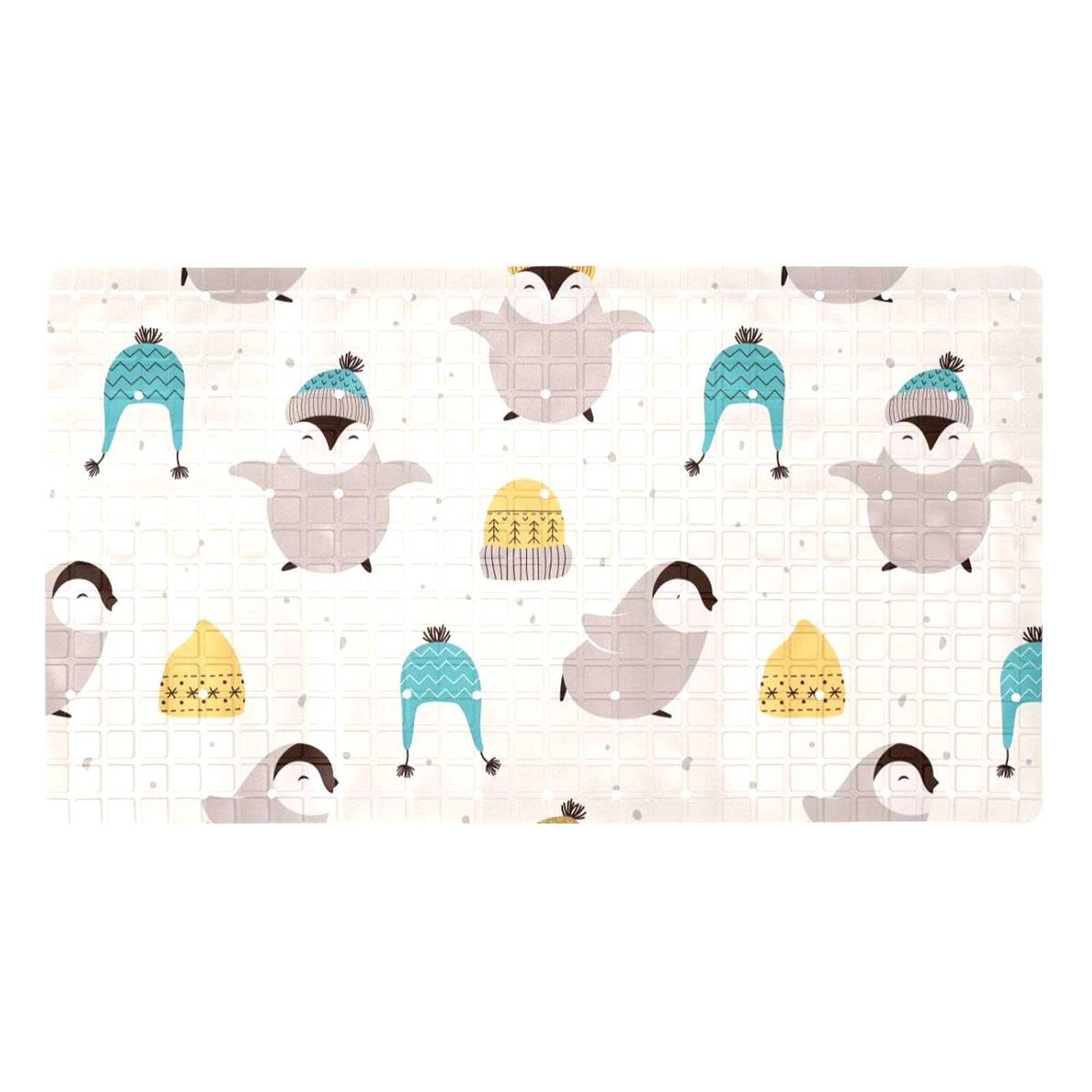 Alfombrilla de bañera antideslizante infantil y ancianos Bennigiry con ventosas 40x70 cm