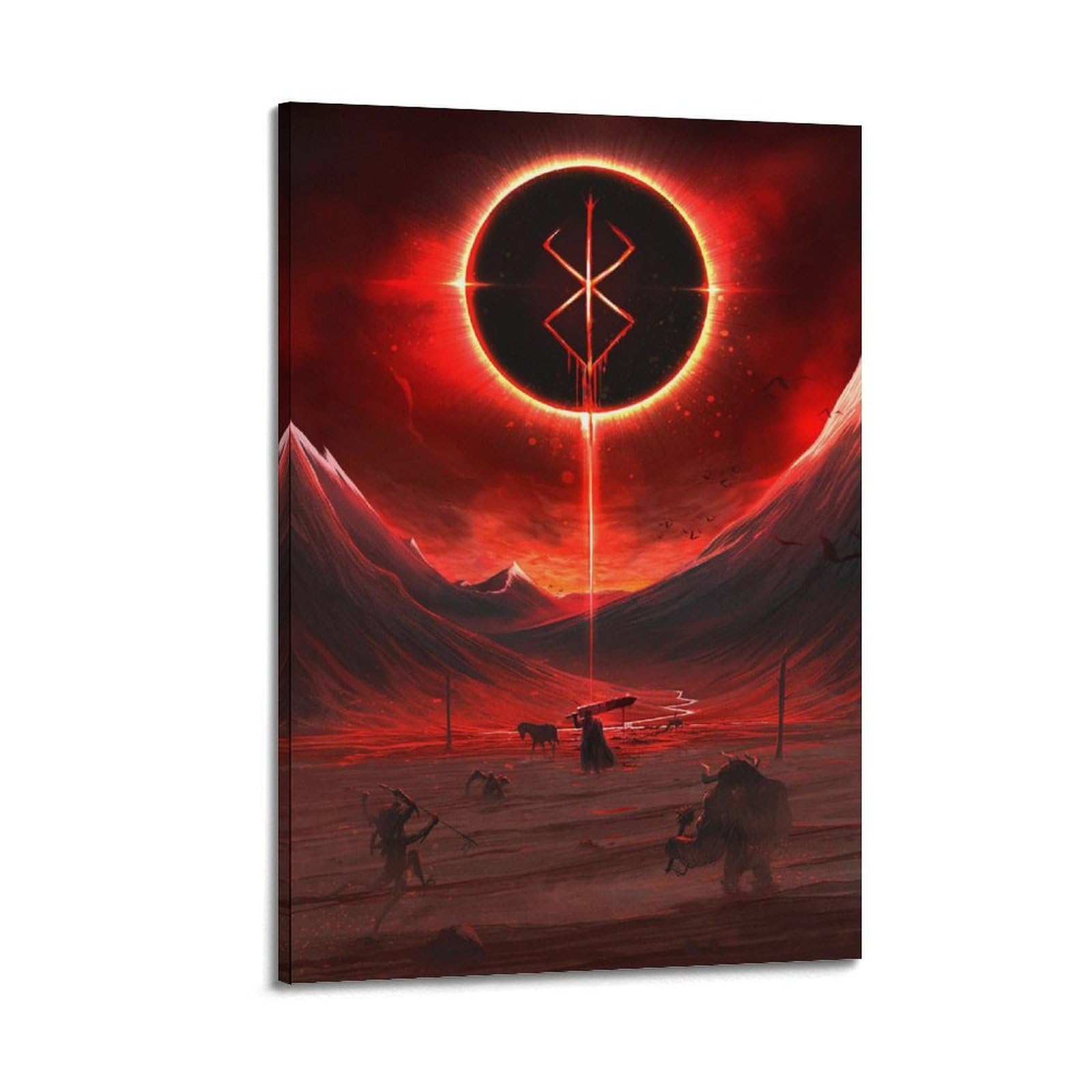 Displate Berserk Art Poster Decorative Painting Canvas Wall Posters And Art Picture Print Modern Family Bedroom Decor Posters 24x36inch(60x90cm)