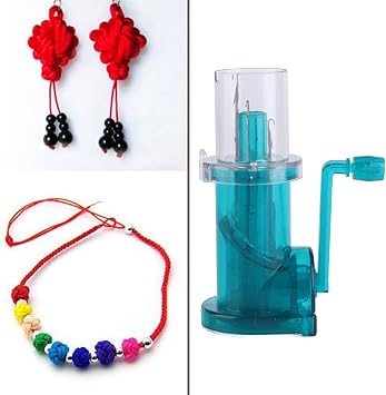 Knitting Machine, Hand Operated Knitting Machine Portable Crafts DIY Bracelet Weave Tools Adults Knitters Weaving Loom Spool Knitter Sewing Tool for Weaving Beginners Knitting Mill Machine