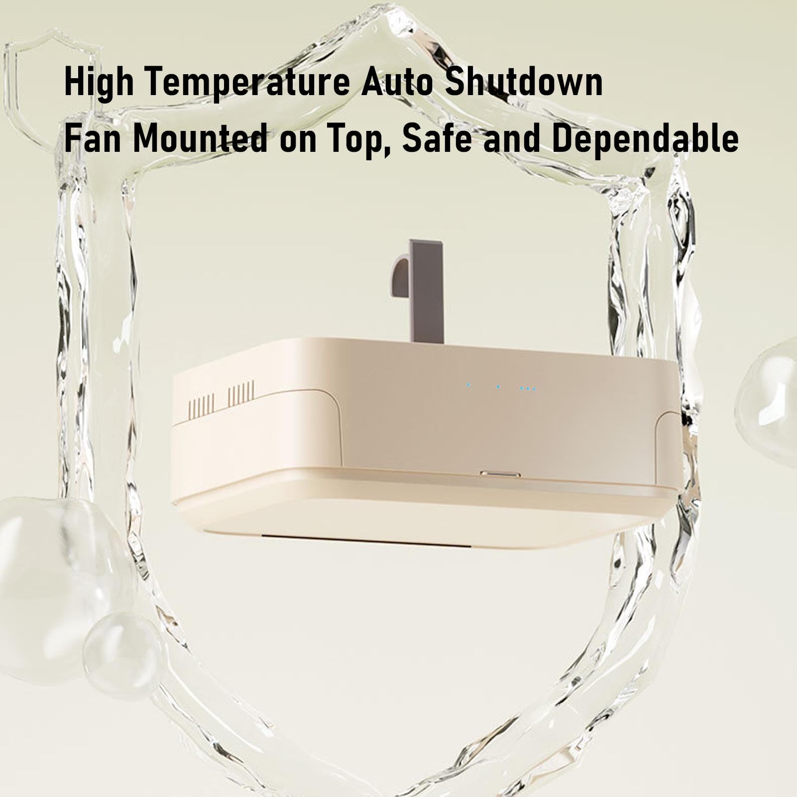 Tragbarer Wäschetrockner, Reise Mini 600W Trocknermaschine, 360 ° Zirkulierter Warmer Wind 3 Trocknungsmodi Kleine, Schnelle Trockenmaschine mit Verstellbarem Timer Problemlos (EU -Stecker