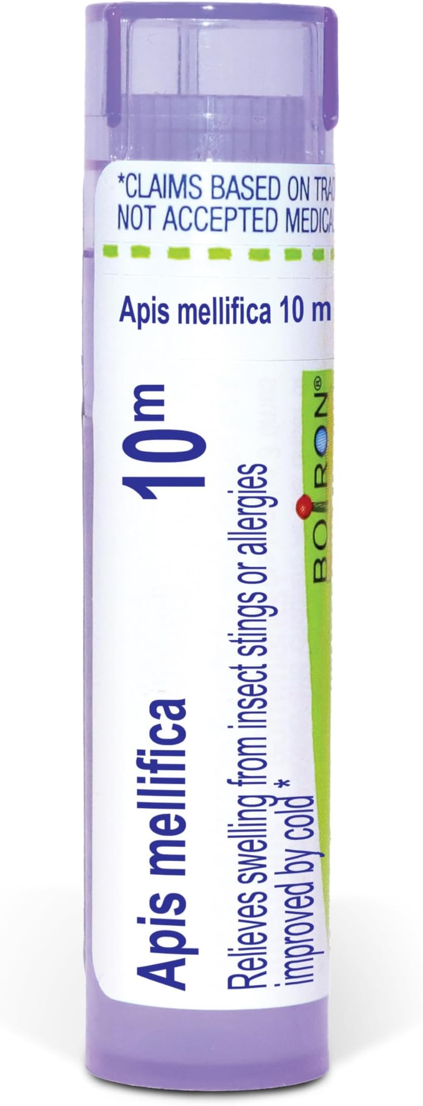 Boiron Apis Mellifica 10M for Swelling from Insect Stings or Allergies - 80 Pellets