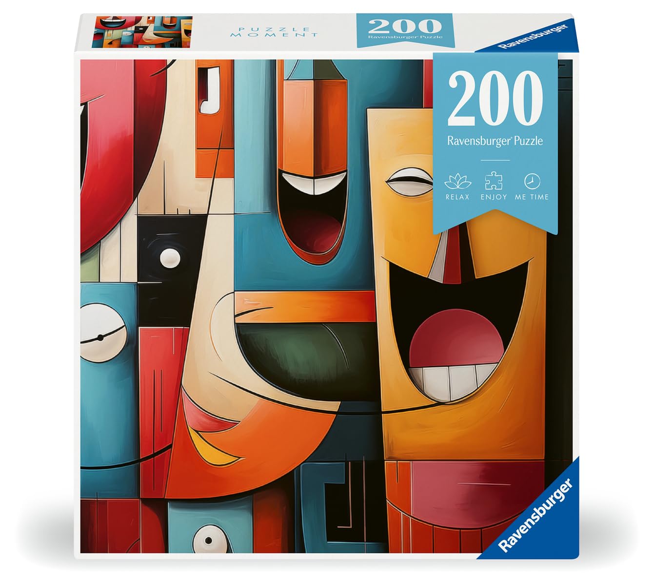 Amazon | Ravensburger Puzzle Moment: Happy Cubism 200ピース