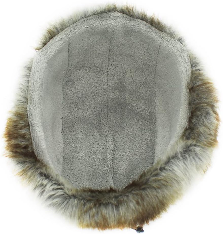 Winter Hat Bomber Men with Earmuffs to Keep Warm and Thicken Ski Windproof Men's Russian
