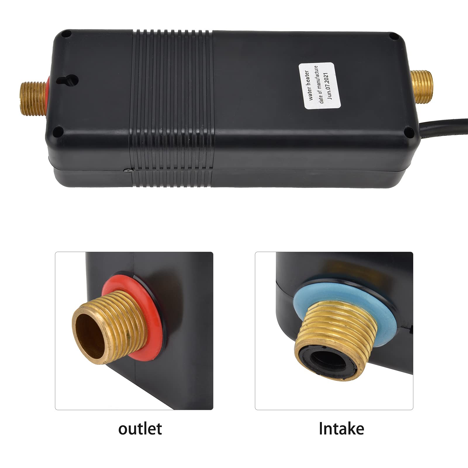 Amazon | 湯沸かし器、 3000ワット ミニ 電気の シンクの下 急速加熱