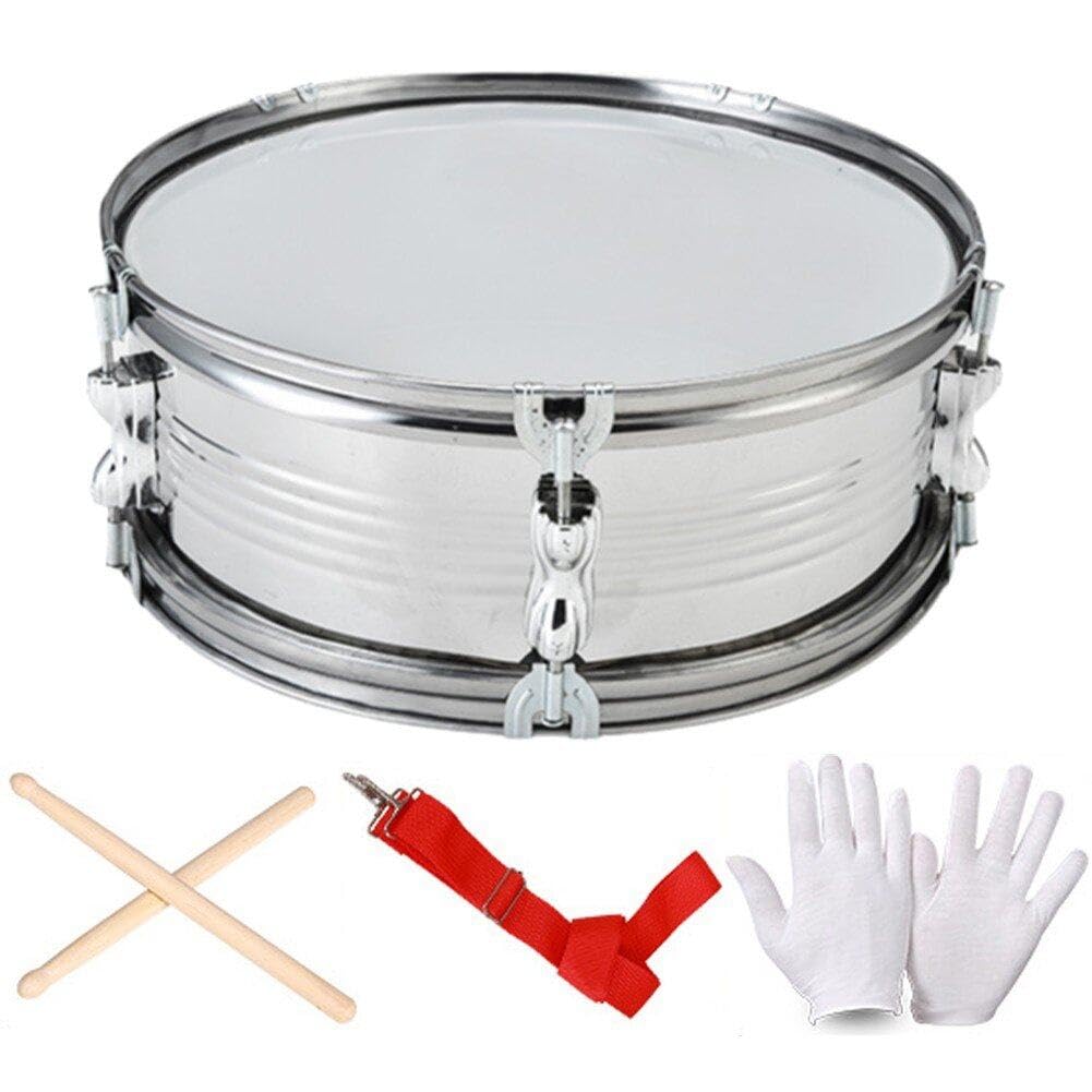 Ensemble De Caisse De 13 Pouces Avec Sangle Réglable, Tambour De Marche À Percussion Avec Baguettes Pour L'apprentissage Performance Musicale