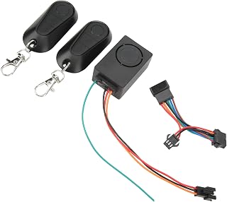 Bicycle Anti Theft Alarm, Flameout Function Providing Safety Protection 36‑72V Universal Smart Anti Theft Bike Alarm for Stopping Place