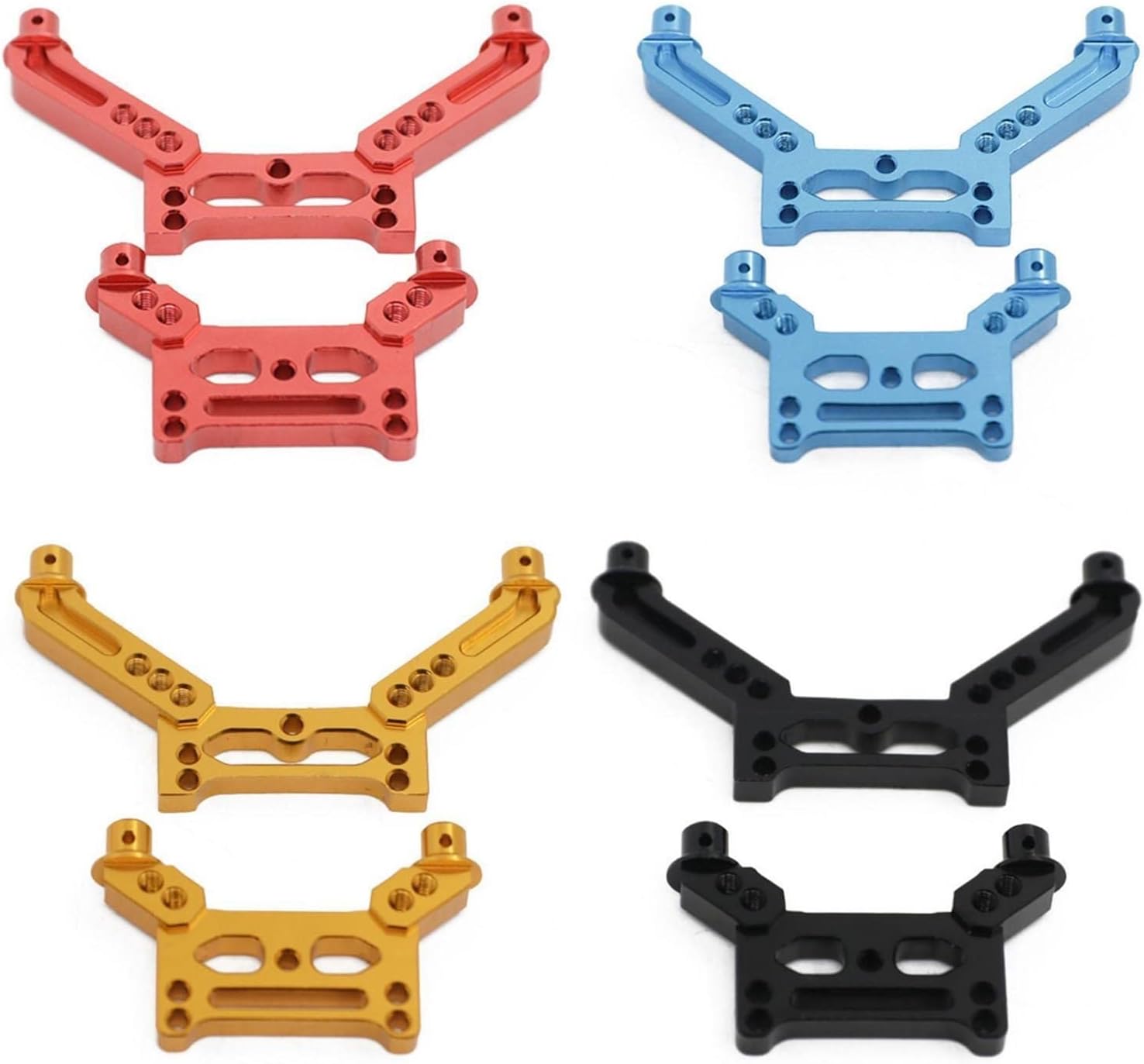 NEXVOG 2 個フロントリアショックタワー 1:16 車の趣味の修正交換モデルスペアパーツトラック RC カーパーツ、SG160