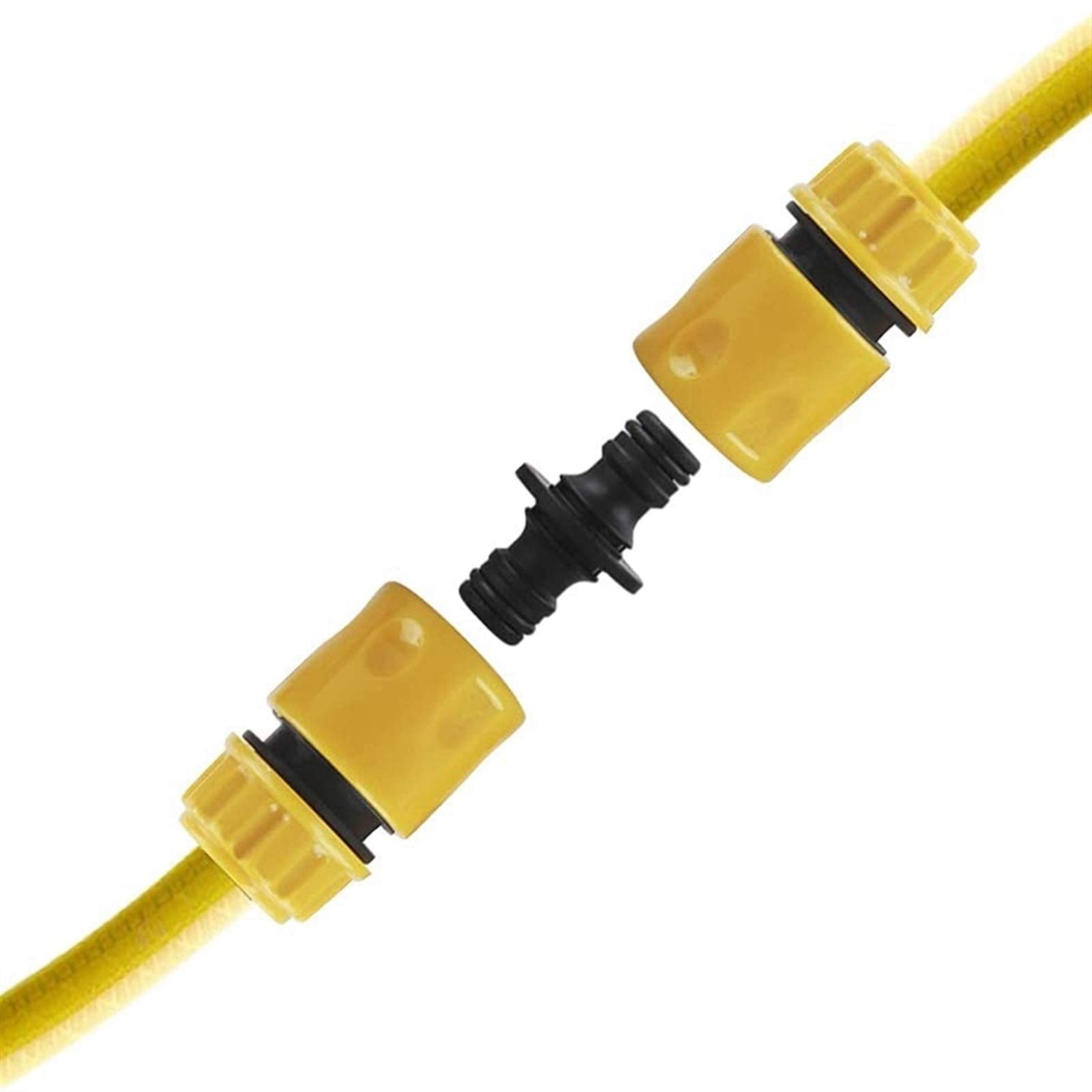 20 PCS Conjunto de Conector de Manguera de jardín, Conector con Conector Conector de la Manguera Doble Conectores de la Manguera Extensor Conectores rápidos