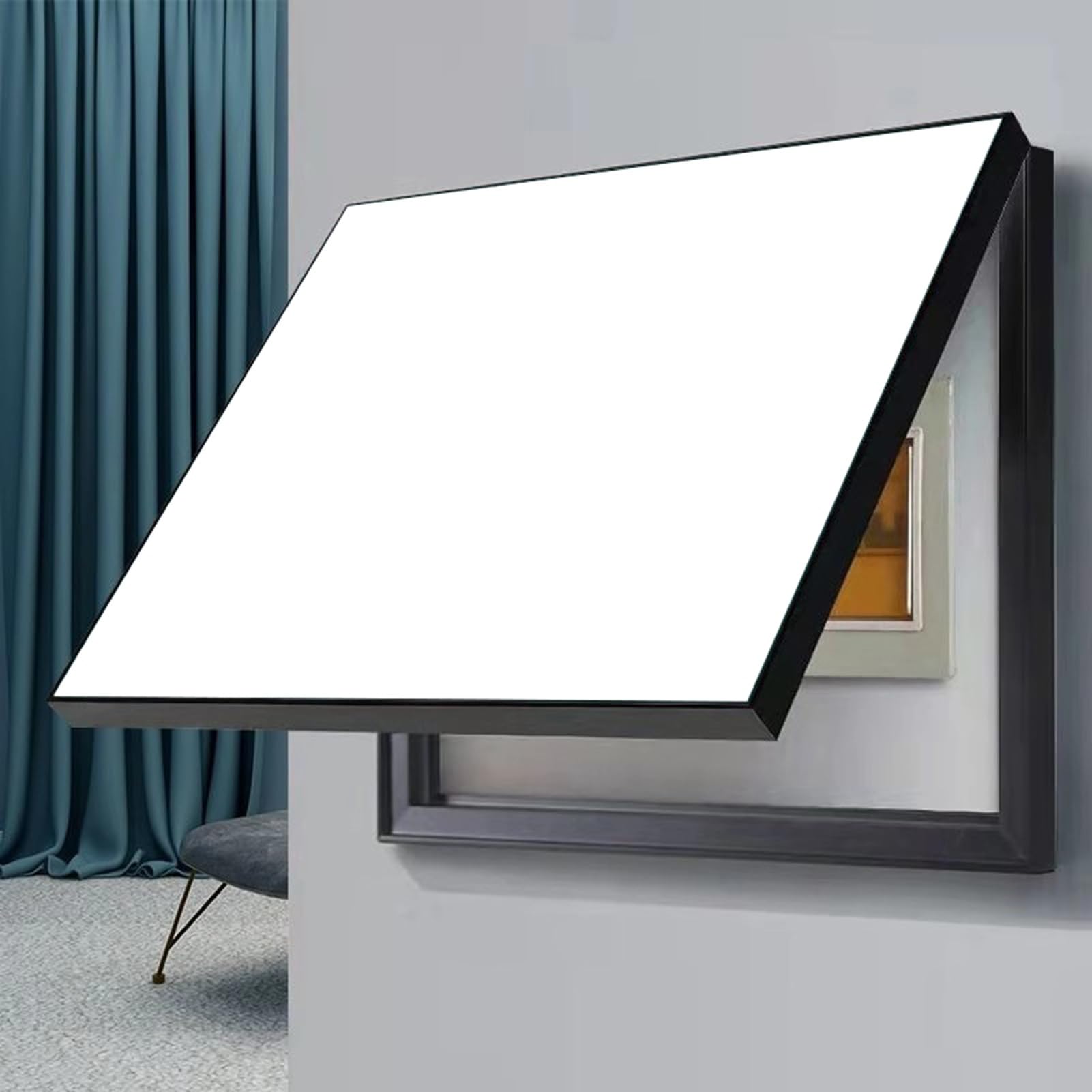 Copertura Quadro Elettrico Scatola di Copertura del Contatore Decorativa dal Design Semplice - Nascondi Dipinti, Copertura Decorativa Della Scatola Dei Fusibili(Style D,80 x 60 cm (31 1/2" x 23 5/8"))