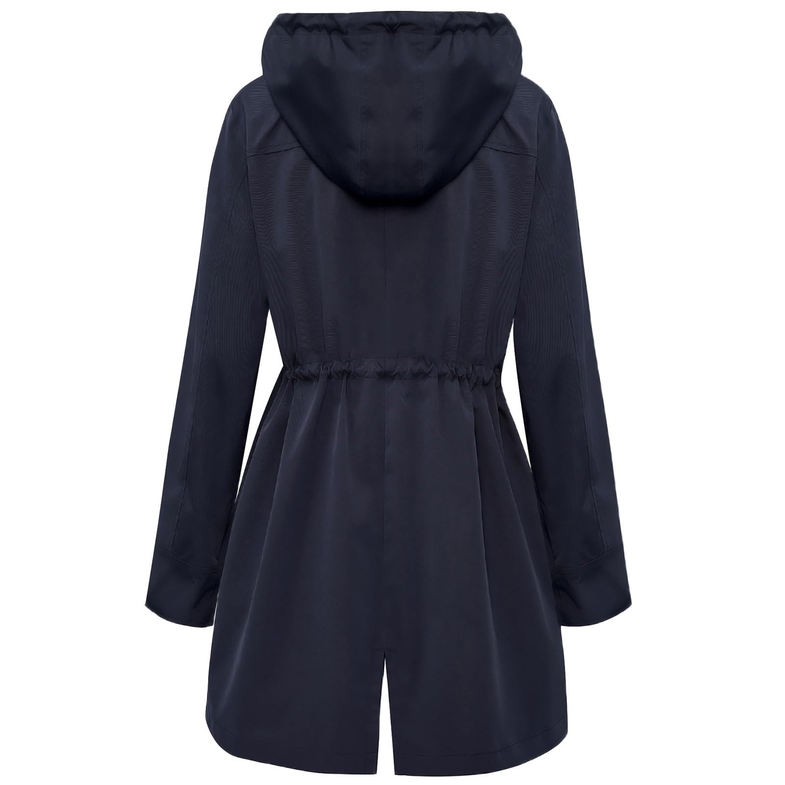Chaqueta Impermeable Para Mujer, Talla Grande, Larga, Impermeable, Ligera, Cortavientos, Con Bolsillos Top Estampado Chubasquero Verano Mujer Capucha Lluvia Ropa Abrigos Deportes Al Aire