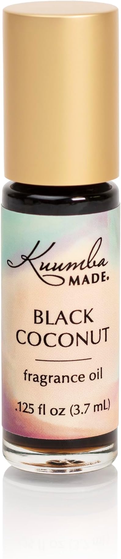 Black Coconut Fragrance Oil, Long-Lasting Small-Batch Perfume Roller, Vegan, Alcohol-Free, .125 Fl Oz
