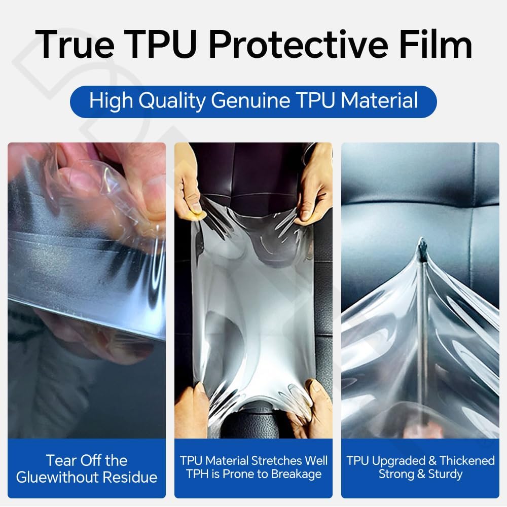Precut Paint Protection Film TPU PPF Transparent Car Film for GMC Sierra 1500 2023-2025,Anti-Damage Self-Repairing,for GMC Sierra External Protective Shields Wrap Accessories(Door)