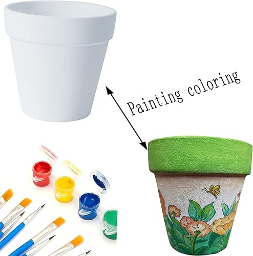 Miniatura 6 de 80 unidades2.96 pulgadas Clampooing Pot White Claundllar Pot Mini Maceta, Utilizado para Mini o Jugosa Plantación de Plantas Macetas de
