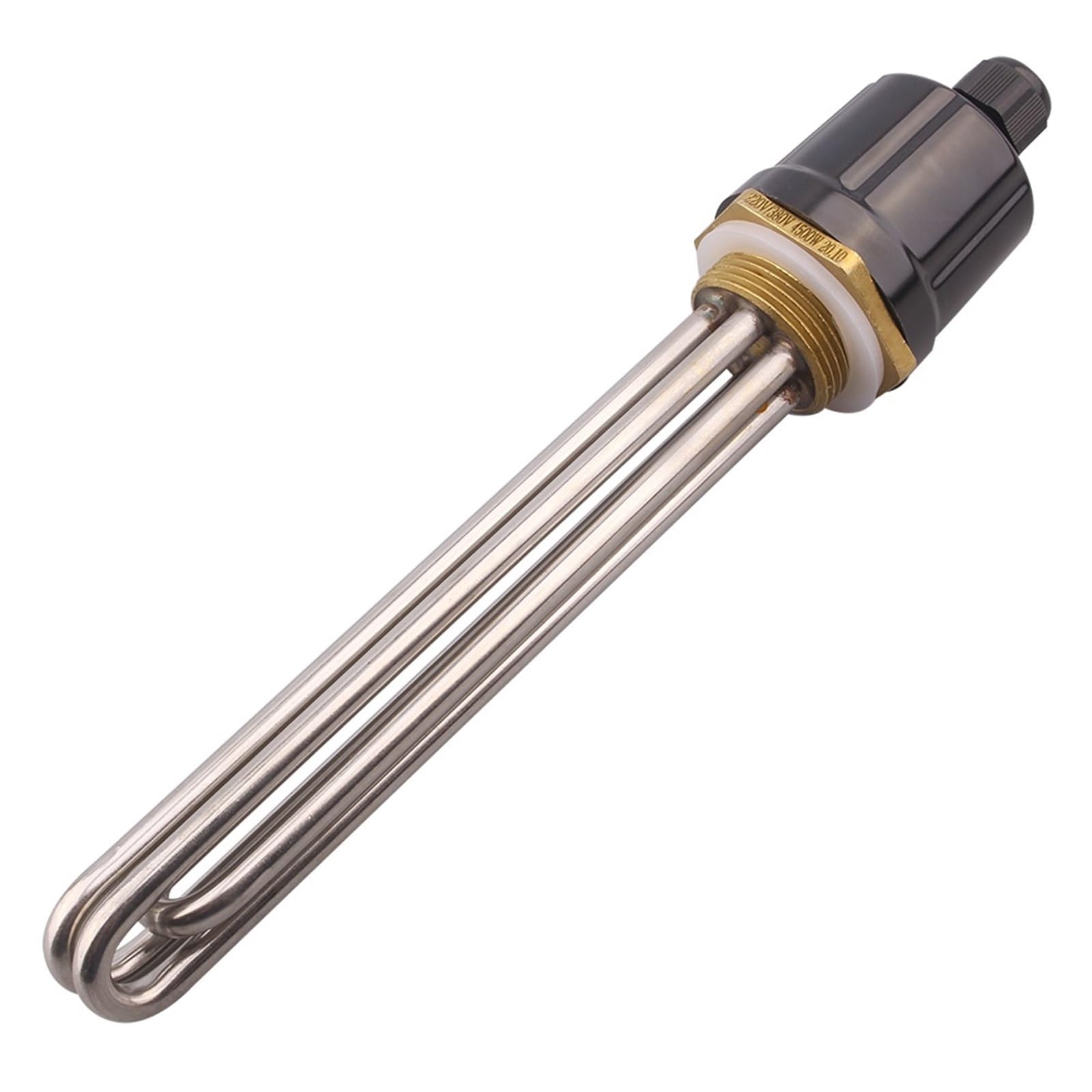 220V/380V Elektrisches Tauchheizelement DN32/DN40 Warmwasserbereiter Widerstand SUS304 1St(DN32,380V_9KW 310MM)