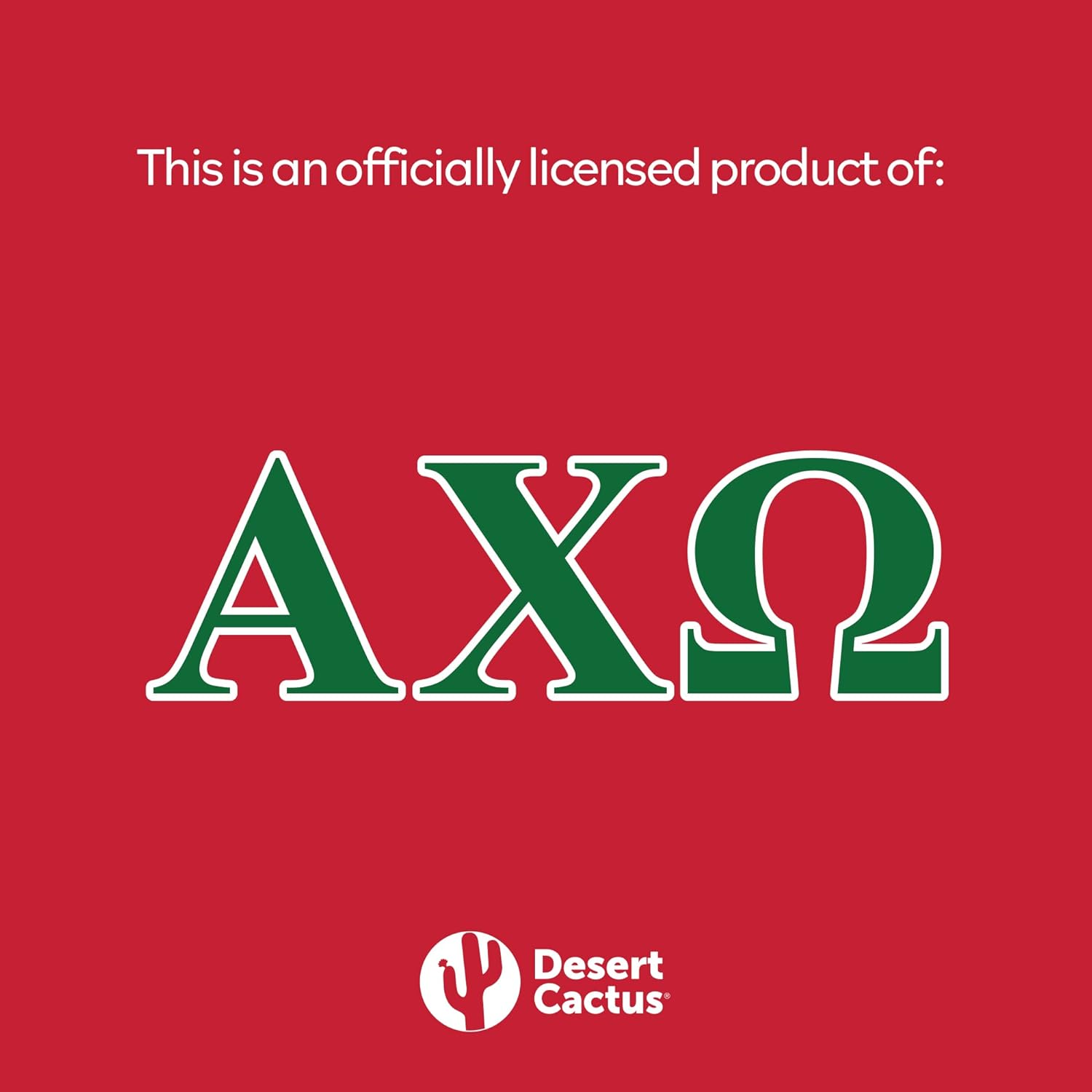 Desert Cactus Alpha Chi Omega Flag AXO Letter Sorority Greek Banner Large 3x5 Feet Sign Decor