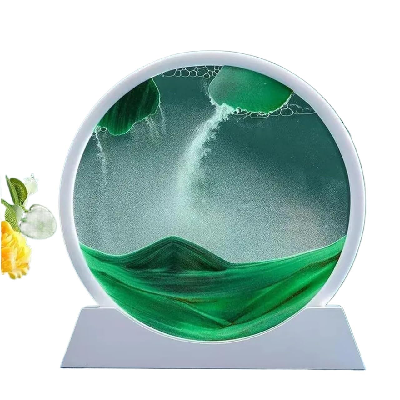 Tableau d'art de sable pour décoration salon moderne et zen