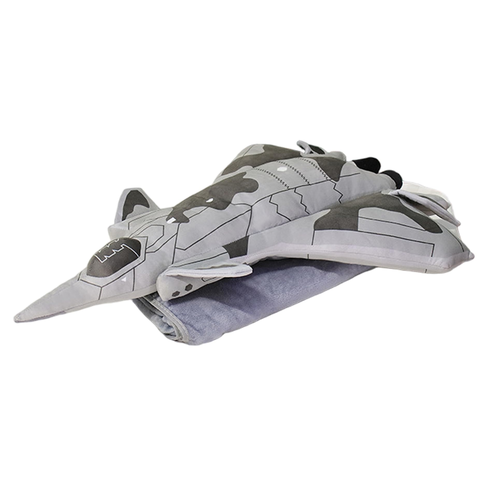 Peluche navette spatiale douce avec couverture pour sieste voyage - 7