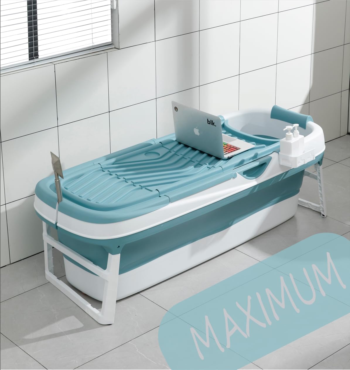 Mua Foldable Ice Bath Tub With Cover, 80 Cm Diameter, Large Inflatable - View #12