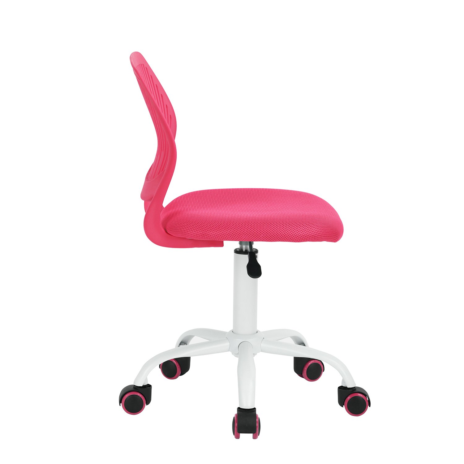 FurnitureR Revitore ergonomico regolabile in altezza, per casa, ufficio, studio, rosa, 38 cm x 39 cm x 75 cm x 85 cm