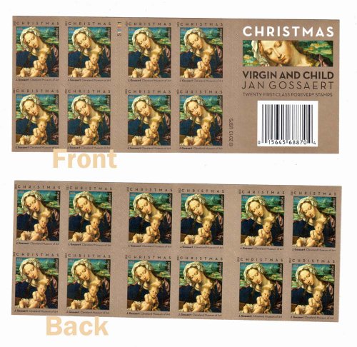 USPS Forever Postage Stamps Christmas Holiday Virgin & Child -- Booklet of 20