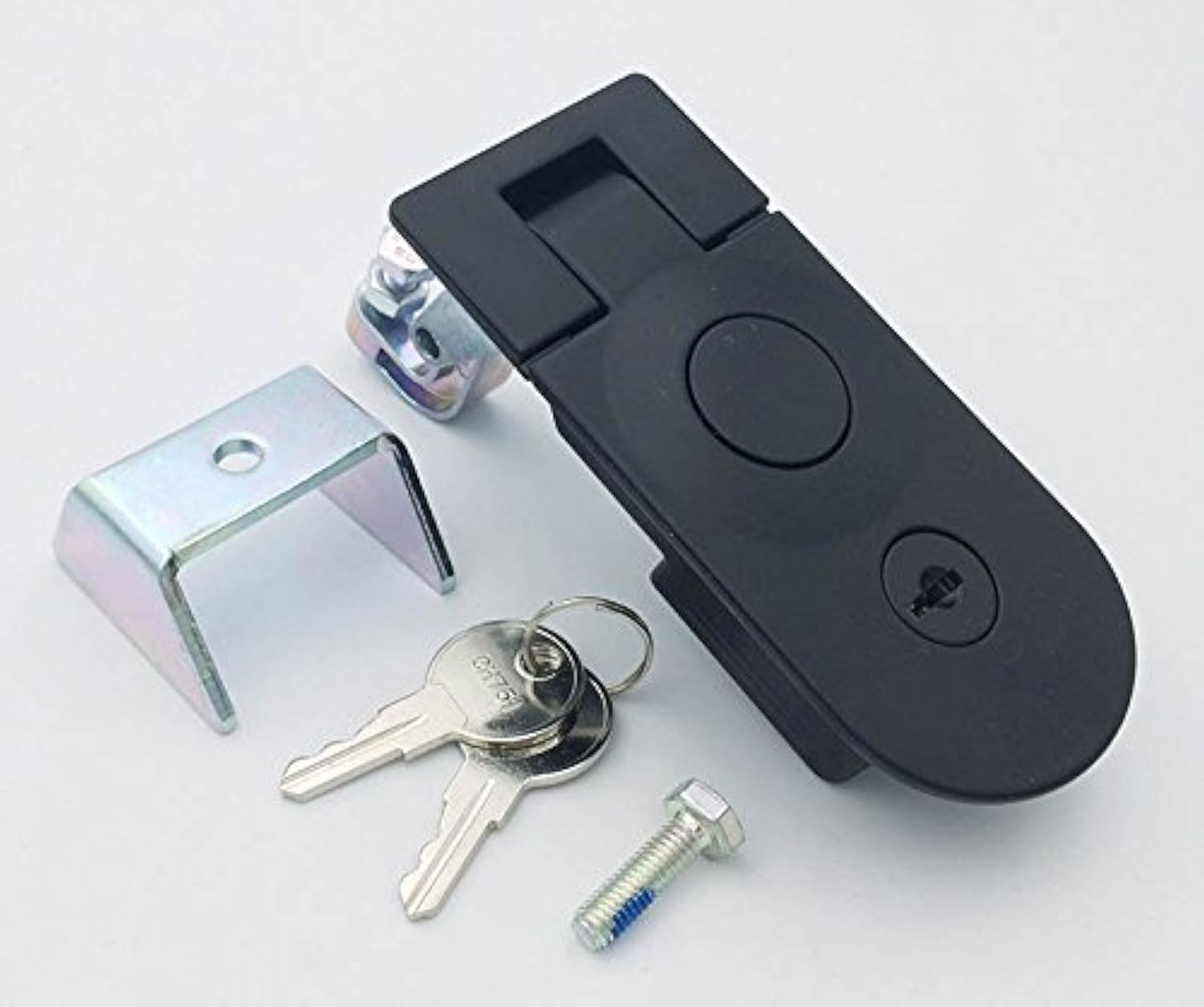 RV Compartment Lock Trigger Latch Baggage Door Latch, Equivalent Southco C5-21-35 Sealed Lever Compression Latch, Adjustable Grip Range: 1.14"-1.77"(29-45mm), (with Lock, 1 Pack)