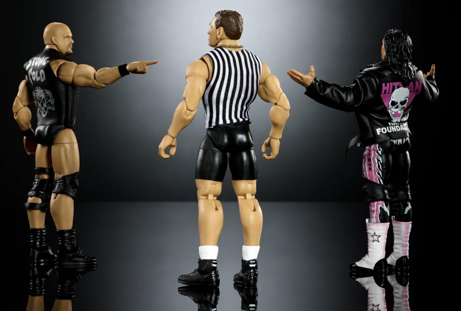 WWE Bret The Hitman Hart Stone Cold Steve Austin Ken Shamrock 2026 Wrestlemania 13 "Partido de Sumisión 3-Pack [Exclusivo] Mattel Elite Collection Figura de acción de lucha libre de juguete