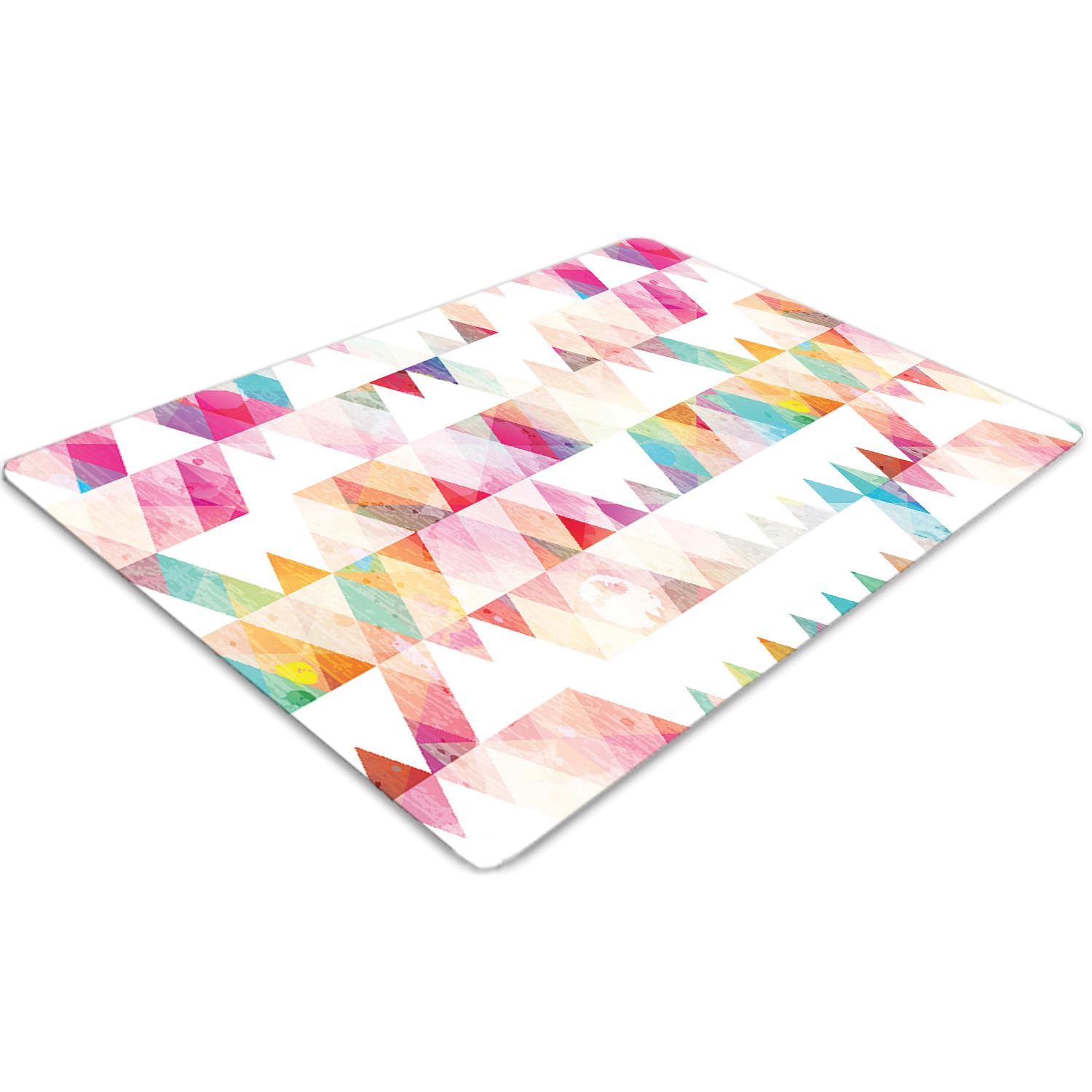 Tapis de chaise de bureau chocolat pastel pour parquet de salon