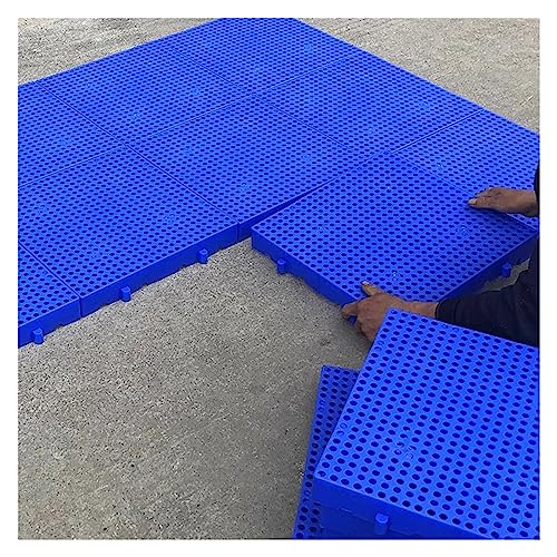 Palets logísticos de plástico, palets de plástico, palets de envío encajables, estantes con Almohadilla a Prueba de Humedad para almacenes, supermercados, cocinas, almacenes, Almohadillas de