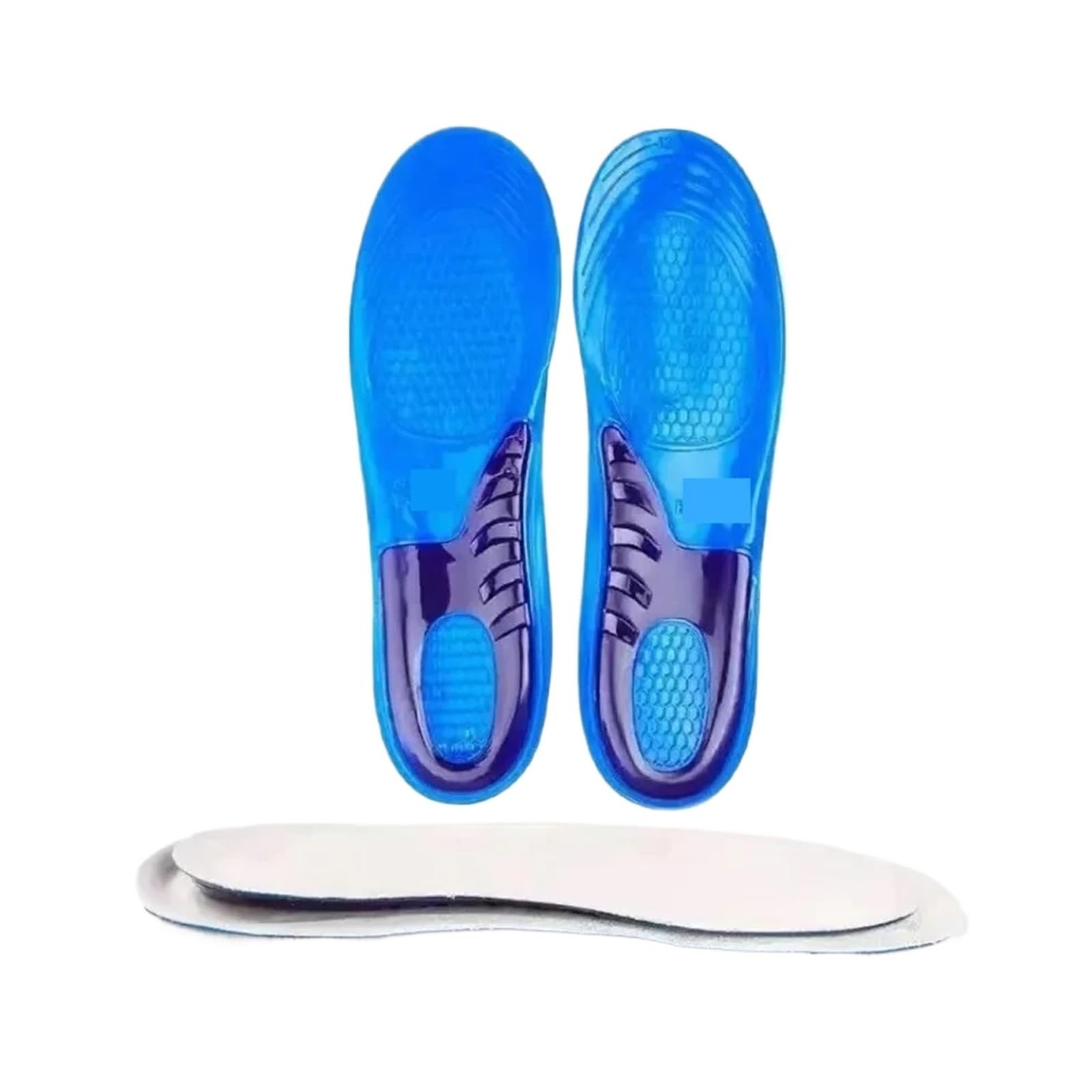 Plantillas De Soporte 1 par de plantillas ortopédicas masaje for soporte arco for hombre y mujer, almohadilla Gel antideslizante silicona Unisex for calzado deportivo con absorción impacto